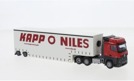 Miniature Mercedes Actros 1/87 AWM 2 Big. / Aerop. Pieper Tiefbett-SZ Mercedes Actros 1/87 AWM 2 Big. / Aerop. Pieper Tiefbett-SZ miniature