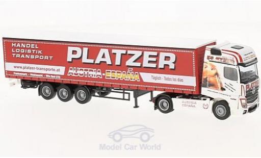 Miniature Mercedes Actros 1/87 AWM 2 Big. Aerop. Platzer (A) G-KSZ Mercedes Actros 1/87 AWM 2 Big. Aerop. Platzer (A) G-KSZ miniature