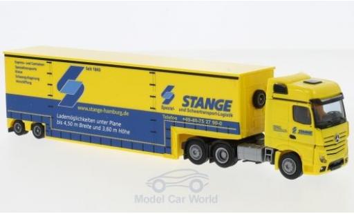 Miniature Mercedes Actros 1/87 AWM 2 Big./Aerop. Stange Tiefbett-SZ Mercedes Actros 1/87 AWM 2 Big./Aerop. Stange Tiefbett-SZ miniature