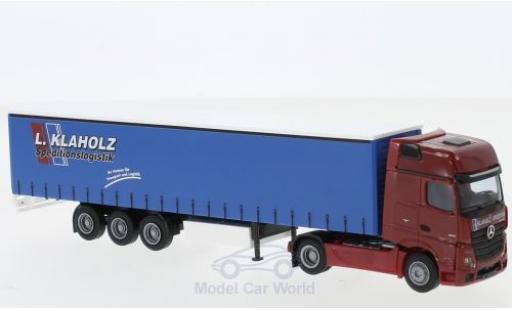 Miniature Mercedes Actros 1/87 AWM 2 Giga. / Aerop. Klaholz G-KSZ Mercedes Actros 1/87 AWM 2 Giga. / Aerop. Klaholz G-KSZ miniature