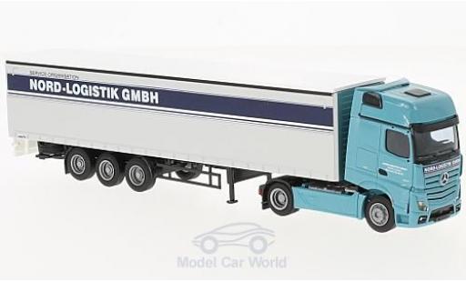 Miniature Mercedes Actros 1/87 AWM 2 Giga. / Aerop. Nord Logistik G-KSZ Mercedes Actros 1/87 AWM 2 Giga. / Aerop. Nord Logistik G-KSZ miniature
