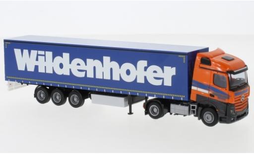 Miniature Mercedes Actros 1/87 AWM 2 Stream. Aerop. Wildenhofer G-KSZ Mercedes Actros 1/87 AWM 2 Stream. Aerop. Wildenhofer G-KSZ miniature