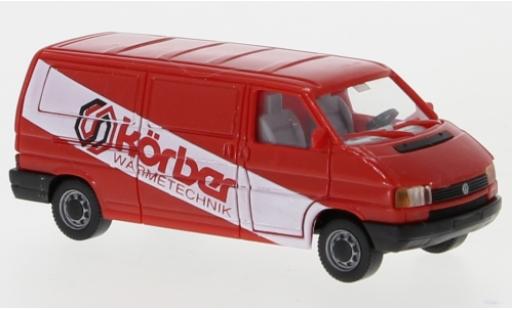 Miniature Volkswagen T4 1/87 AWM Kasten Körber Wärmetechnik Volkswagen T4 1/87 AWM Kasten Körber Wärmetechnik miniature