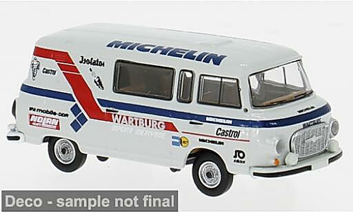 Barkas B 1000 1/87 Brekina Halbbus grise 1980 Wartburg Sport 1:87 miniature