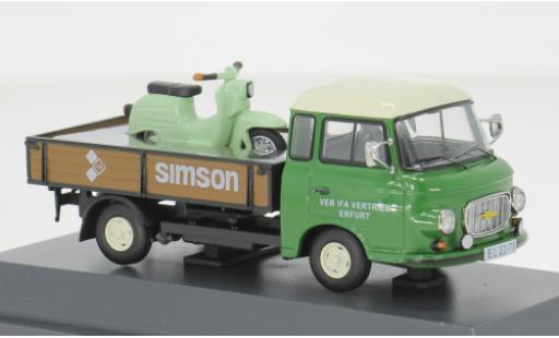 Barkas B1000 1/43 Schuco verte/marron 1:43