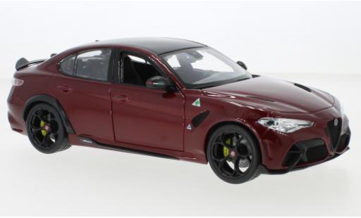 Miniature Alfa Romeo Giulia 1/18 Burago GTA metallise rouge 2020 Alfa Romeo Giulia 1/18 Burago GTA metallise rouge 2020 miniature