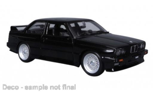 Miniature Bmw M3 1/24 Burago Bburago (E30) noire 1988 Bmw M3 1/24 Burago Bburago (E30) noire 1988 miniature