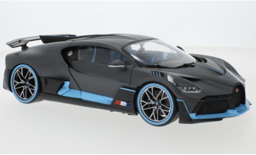 Miniature Bugatti Divo 1/18 Burago gris mat/bleu clair 2018 Bugatti Divo 1/18 Burago gris mat/bleu clair 2018 miniature