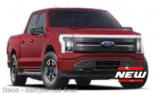 Miniature Ford F-1 1/43 Burago 50 Lightning metallise rouge 2022 Ford F-1 1/43 Burago 50 Lightning metallise rouge 2022 miniature