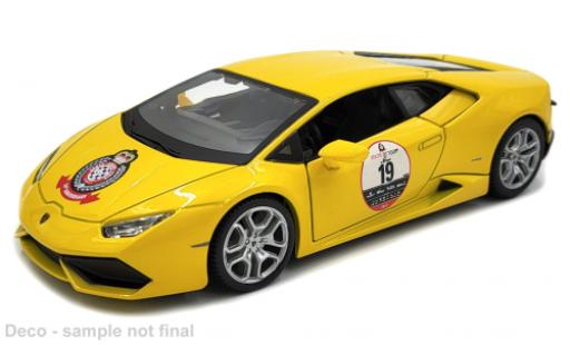 Miniature Lamborghini Huracan 1/24 Burago Bburago Performante jaune Zoute Grand Prix 2019 Lamborghini Huracan 1/24 Burago Bburago Performante jaune Zoute Grand Prix 2019 miniature