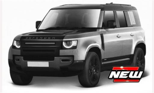 Miniature Land Rover Defender 1/24 Burago 110 metallise grise Land Rover Defender 1/24 Burago 110 metallise grise miniature