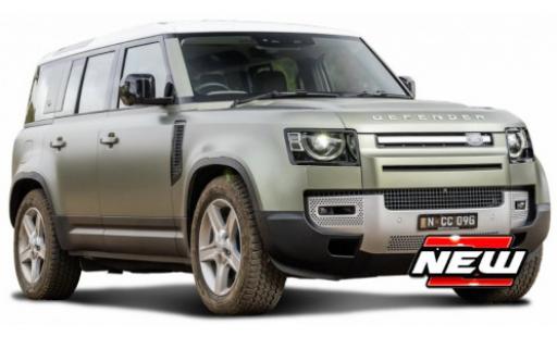 Miniature Land Rover Defender 1/24 Burago 110 metallise verte/blanche Land Rover Defender 1/24 Burago 110 metallise verte/blanche miniature
