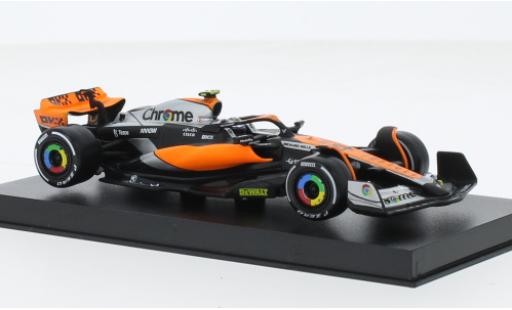 Miniature McLaren F1 1/43 Burago Bburago MCL60 No.4 Team formule 1 GP Grande-Bretagne 2023 McLaren F1 1/43 Burago Bburago MCL60 No.4 Team formule 1 GP Grande-Bretagne 2023 miniature