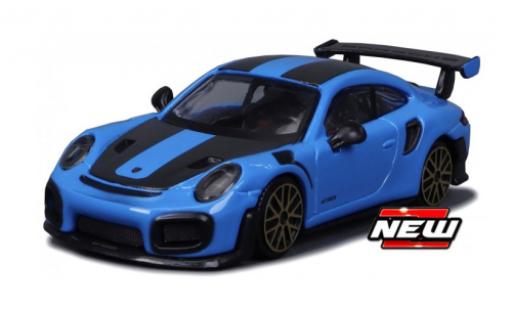 Miniature Porsche 911 1/43 Burago GT2 RS bleu/noire Porsche 911 1/43 Burago GT2 RS bleu/noire miniature