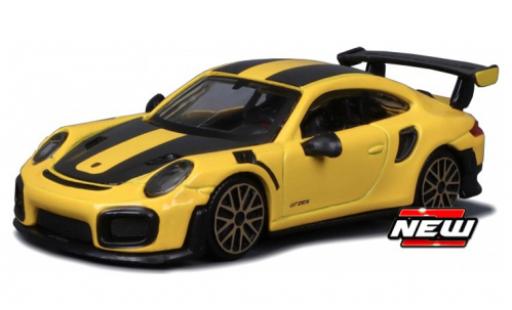 Miniature Porsche 911 1/43 Burago GT2 RS jaune/noire Porsche 911 1/43 Burago GT2 RS jaune/noire miniature
