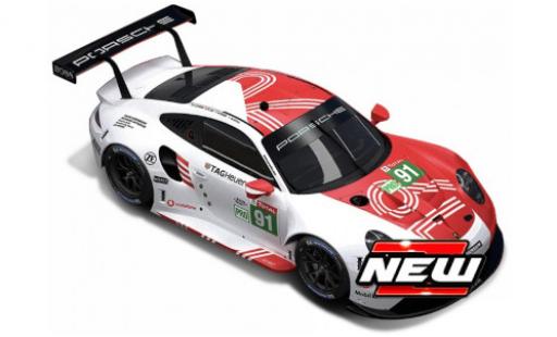 Miniature Porsche 992 RSR 1/24 Burago 911 -19 No.91 GT Team 2020 Porsche 992 RSR 1/24 Burago 911 -19 No.91 GT Team 2020 miniature
