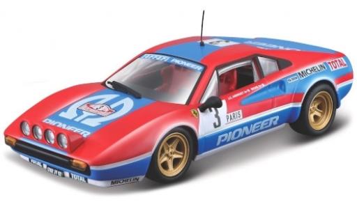 Miniature Ferrari 308 1/43 Burago GTB No.3 Scuderia Pioneer Rally Monte Carlo 1982 J-C.Andruet/Biche Ferrari 308 1/43 Burago GTB No.3 Scuderia Pioneer Rally Monte Carlo 1982 J-C.Andruet/Biche miniature
