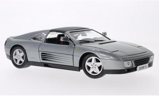 Miniature Ferrari 348 1/18 Burago ts metallise grise Ferrari 348 1/18 Burago ts metallise grise miniature