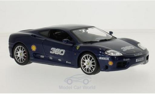 Miniature Ferrari 360 1/24 Burago Challenge metallise bleue No. Ferrari 360 1/24 Burago Challenge metallise bleue No. miniature