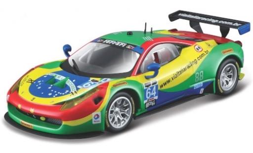 Miniature Ferrari 458 1/43 Burago Italia GT3 No.64 Via Italia Racing 24h Daytona 2015 A.Bertolini/F.Longo/D.Serra/M.Gomes Ferrari 458 1/43 Burago Italia GT3 No.64 Via Italia Racing 24h Daytona 2015 A.Bertolini/F.Longo/D.Serra/M.Gomes miniature