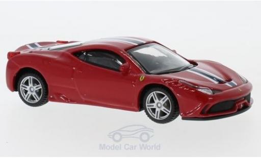 Miniature Ferrari 458 1/43 Burago Speciale rouge/blanche pull-back Ferrari 458 1/43 Burago Speciale rouge/blanche pull-back miniature