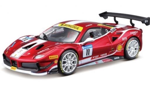 Miniature Ferrari 488 1/24 Burago Challenge No.11 Formula Racing 2017 N.Nielsen Ferrari 488 1/24 Burago Challenge No.11 Formula Racing 2017 N.Nielsen miniature
