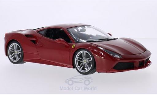 Ferrari 488 1/18 Burago GTB rouge 2015 miniature