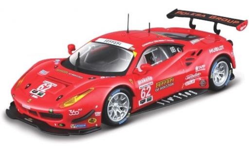 Miniature Ferrari 488 1/43 Burago GTE No.62 of Houston 24h Daytona 2017 G.Fisica/T.Vilander/J.Calado Ferrari 488 1/43 Burago GTE No.62 of Houston 24h Daytona 2017 G.Fisica/T.Vilander/J.Calado miniature
