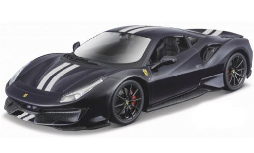 Miniature Ferrari 488 1/24 Burago Pista bleue/grise 2018 Ferrari 488 1/24 Burago Pista bleue/grise 2018 miniature