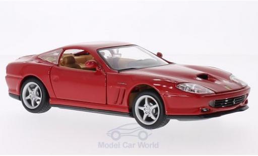 Miniature Ferrari 550 Maranello 1/24 Burago Maranello rouge Ferrari 550 Maranello 1/24 Burago Maranello rouge miniature