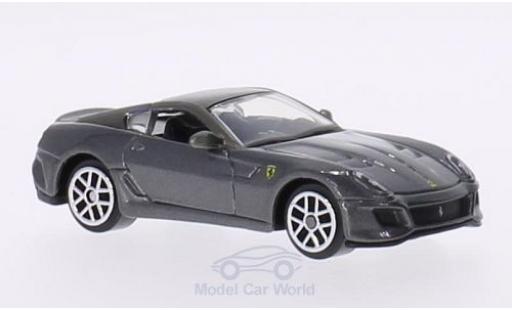 Miniature Ferrari 599 GTO 1/64 Burago GTO metallise grise Ferrari 599 GTO 1/64 Burago GTO metallise grise miniature