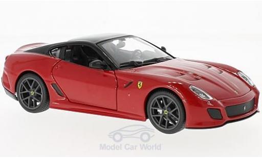 Miniature Ferrari 599 GTO 1/24 Burago GTO rouge/noire Ferrari 599 GTO 1/24 Burago GTO rouge/noire miniature
