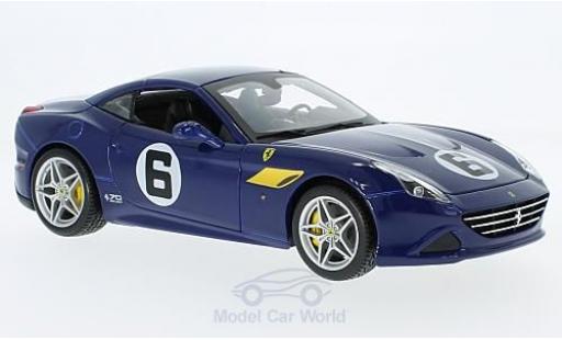 Miniature Ferrari California 1/18 Burago T bleue The Sunoco 70 Jahre Ferrari California 1/18 Burago T bleue The Sunoco 70 Jahre miniature