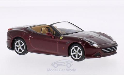 Miniature Ferrari California 1/43 Burago T metallise rouge Dach geöffnet Ferrari California 1/43 Burago T metallise rouge Dach geöffnet miniature