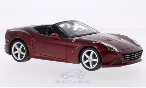 Miniature Ferrari California 1/24 Burago T metallise rouge Verdeck geöffnet Ferrari California 1/24 Burago T metallise rouge Verdeck geöffnet miniature