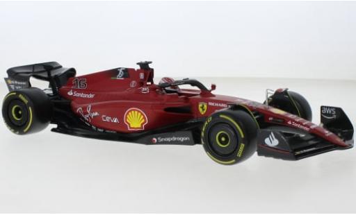 Ferrari F1 1/18 Burago Bburago -75 No.16 Scuderia Formel 1 2022 1:18 miniature