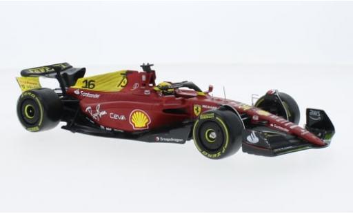 Ferrari F1 1/24 Burago Bburago -75 No.16 Scuderia Formel 1 GP Monza 2022 1:24 miniature
