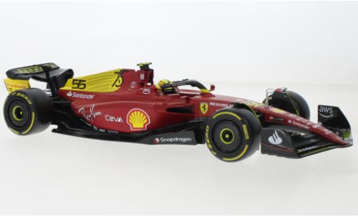 Ferrari F1 1/18 Burago Bburago -75 No.55 Scuderia Formel 1 GP Monza 2022 1:18 miniature