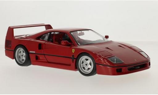 Miniature Ferrari F40 1/18 Burago rouge 1990 Ferrari F40 1/18 Burago rouge 1990 miniature