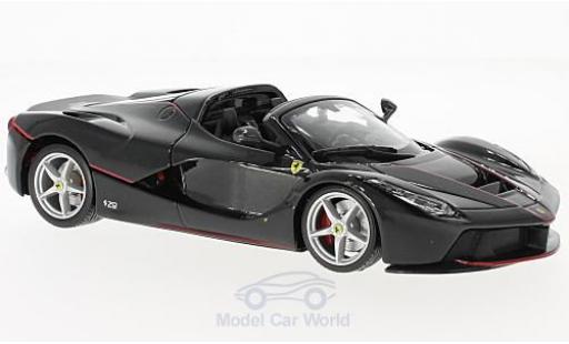 Miniature Ferrari LaFerrari 1/24 Burago La Aperta metallise noire Ferrari LaFerrari 1/24 Burago La Aperta metallise noire miniature