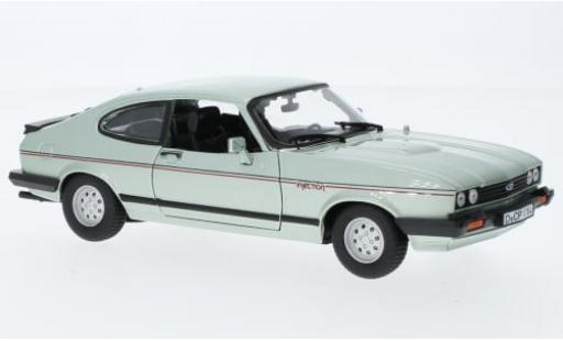 Ford Capri 1/24 Burago Bburago MK III 2.8 Injection metallise verte 1982 1:24 miniature