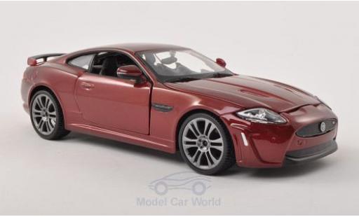Miniature Jaguar XKR S 1/24 Burago -S metallise rouge Jaguar XKR S 1/24 Burago -S metallise rouge miniature