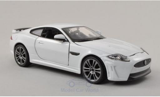 Miniature Jaguar XKR S 1/24 Burago -S blanche Jaguar XKR S 1/24 Burago -S blanche miniature