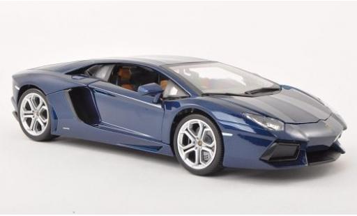 Miniature Lamborghini Aventador 1/18 Burago LP700-4 metallise bleue 2011 Lamborghini Aventador 1/18 Burago LP700-4 metallise bleue 2011 miniature
