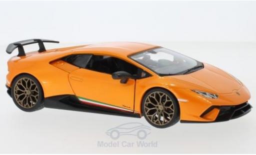 Miniature Lamborghini Huracan 1/24 Burago Performante orange Lamborghini Huracan 1/24 Burago Performante orange miniature