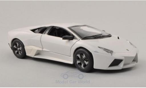 Miniature Lamborghini Reventon 1/24 Burago matt-blanche 2007 Lamborghini Reventon 1/24 Burago matt-blanche 2007 miniature