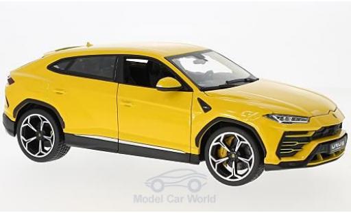 Miniature Lamborghini Urus 1/18 Burago jaune 2018 Lamborghini Urus 1/18 Burago jaune 2018 miniature