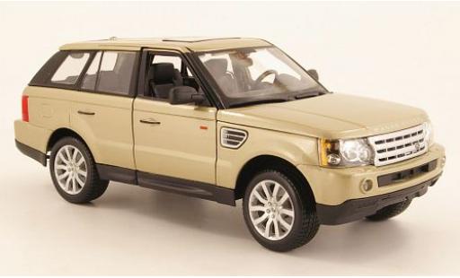 Miniature Land Rover Range Rover 1/18 Burago Sport gold sans Vitrine Land Rover Range Rover 1/18 Burago Sport gold sans Vitrine miniature