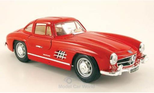 Mercedes 300 SL 1/18 Burago SL (W198) rouge miniature