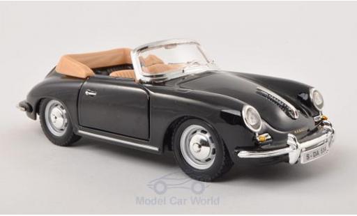 Miniature Porsche 356 A 1/24 Burago B Cabriolet noire 1961 Porsche 356 A 1/24 Burago B Cabriolet noire 1961 miniature